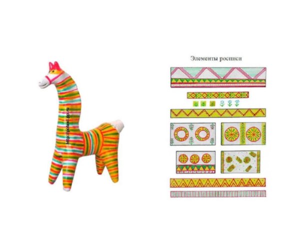 Филимоновская свистулька козлик