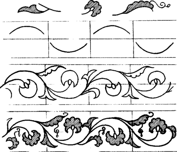 Геометрический и растительный орнамент