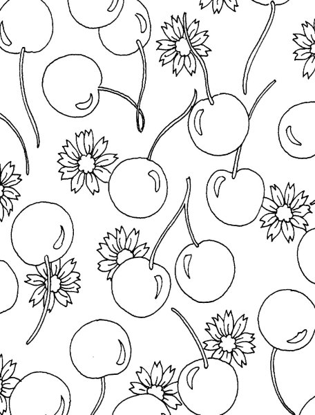 Раскраска с фоном для детей