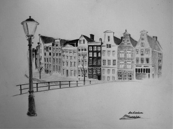 Город карандашом