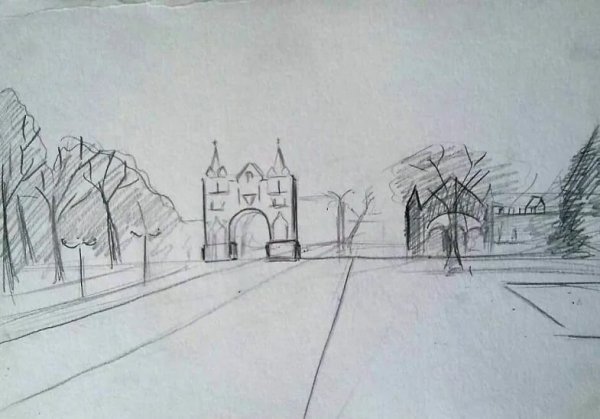 Городской пейзаж изо