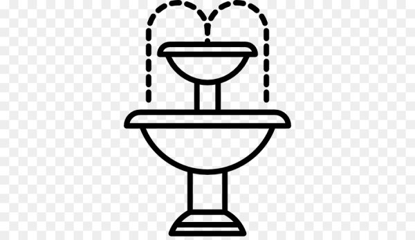 Фонтан силуэт