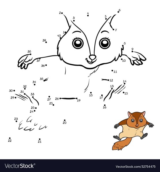 Как нарисовать летающую белку