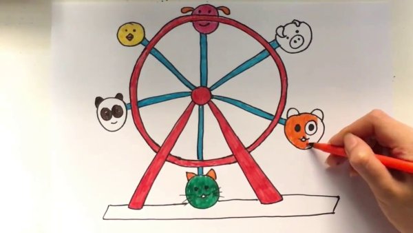 Колесо обозрения для рисования