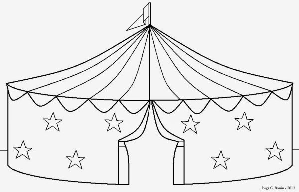 Цирк. Раскраска