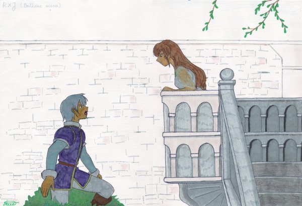 Ромео и Джульетта рисунок