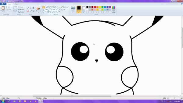 Рисунки для Paint лёгкие