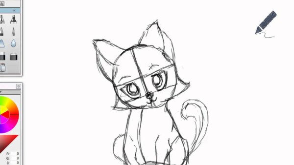 Рисунок в паинте легкий