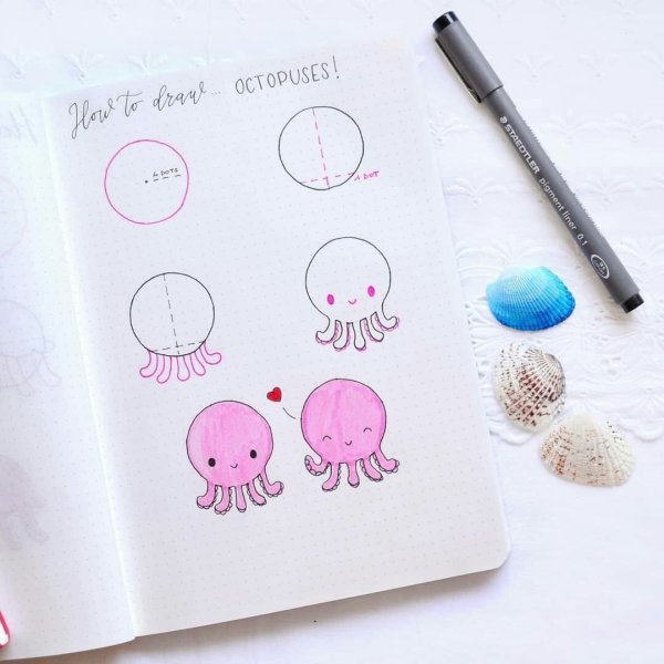 Рисунки для скетчбука лёгкие