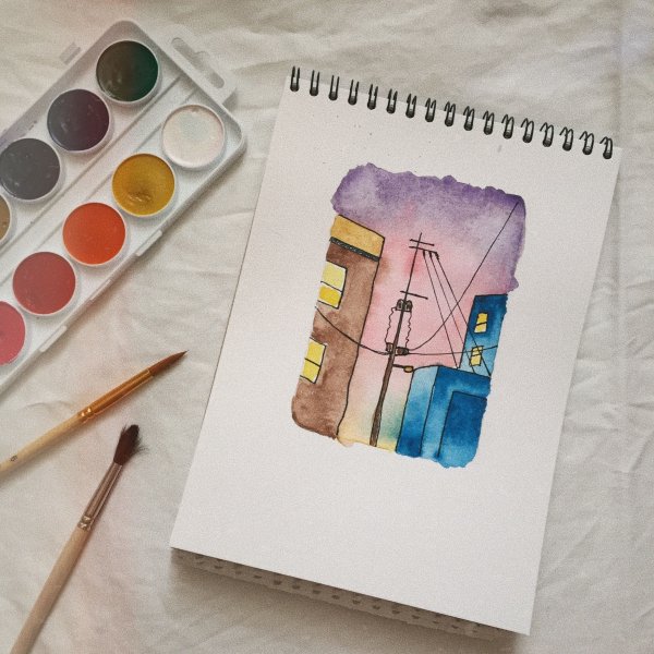 Акварель раскладка