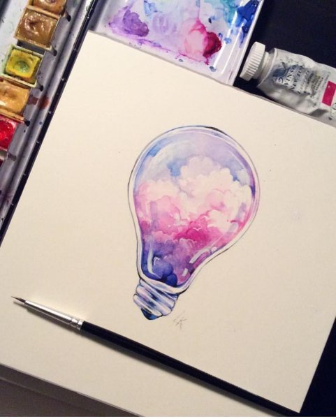 Идеи для рисования акварелью