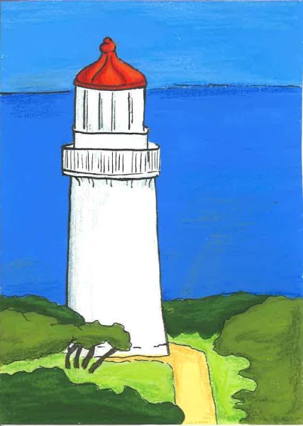 Нарисовать Фаросский Маяк