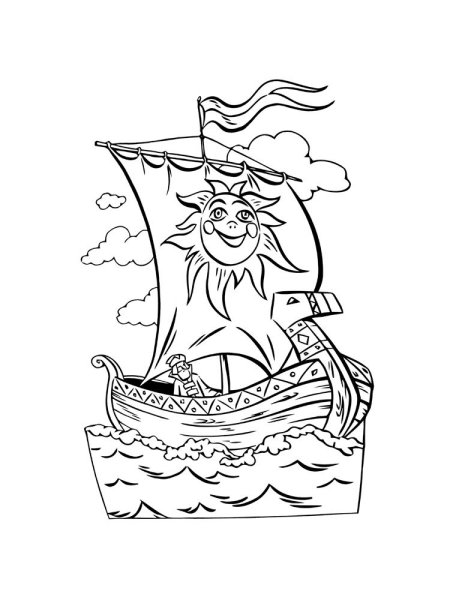 Иллюстрация к произведению Римского Корсакова Садко