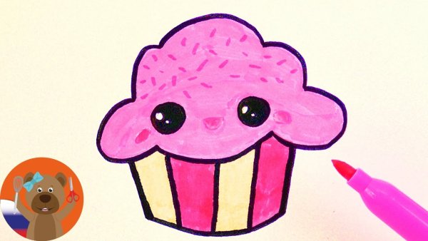 Розовые рисунки для срисовки