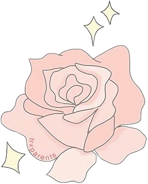 Розовые рисунки маркерами