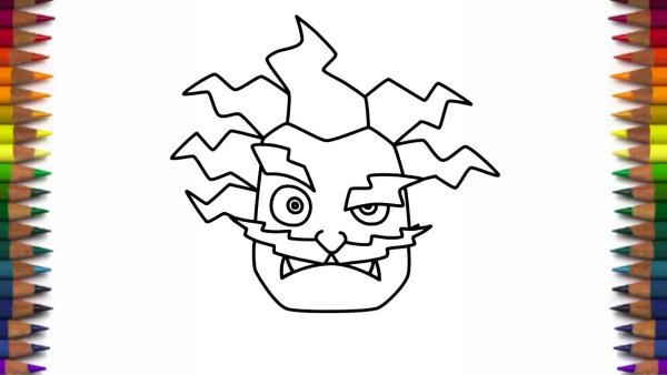 Лёгкие рисунки клеш рояль