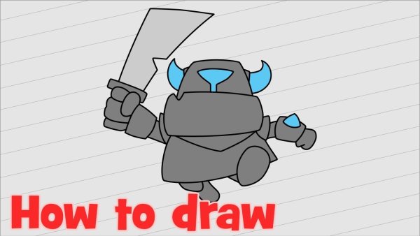 Мини ПЕККА раскраска