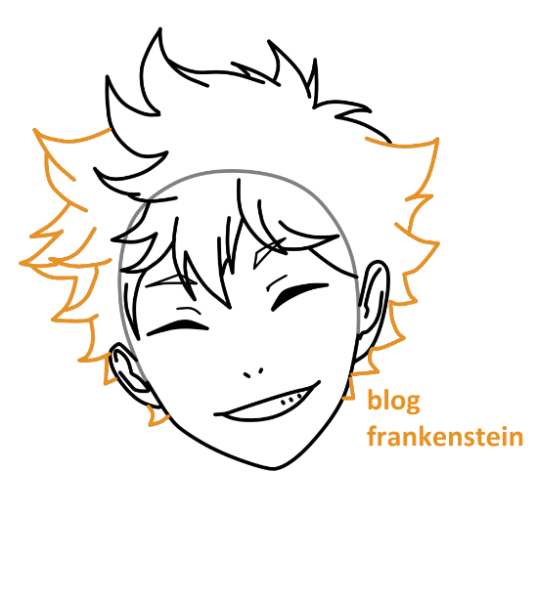 Легкий рисунок Хинаты из волейбола