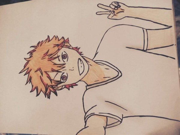 Аниме волейбол карандашом легко