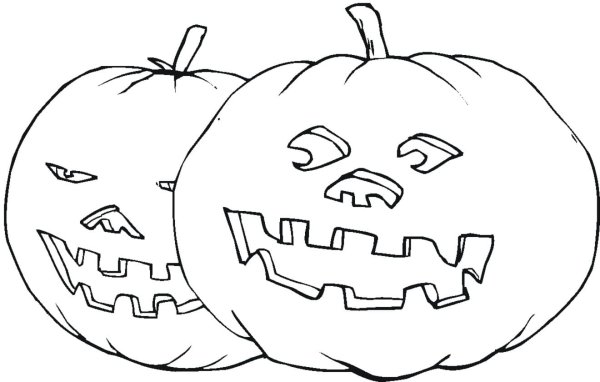 Раскраска Хэллоуин для детей