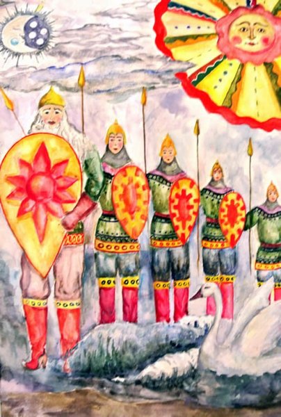 Рисование для детей 33 богатыря