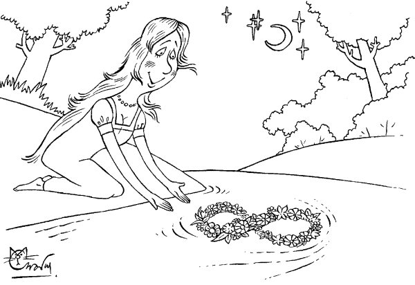 Праздник Ивана Купала раскраска