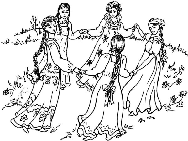 Праздник Ивана Купала рисунки