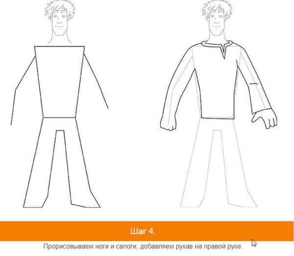 Иван Царевич рисунок карандашом