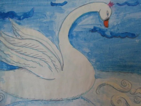 Рисование сказка о царе Салтане в подготовительной группе