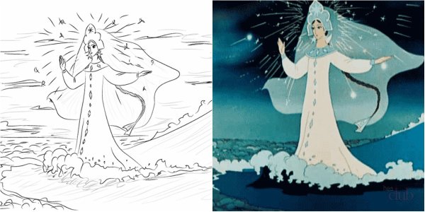 Сказка о царе Салтане рисунок карандашом