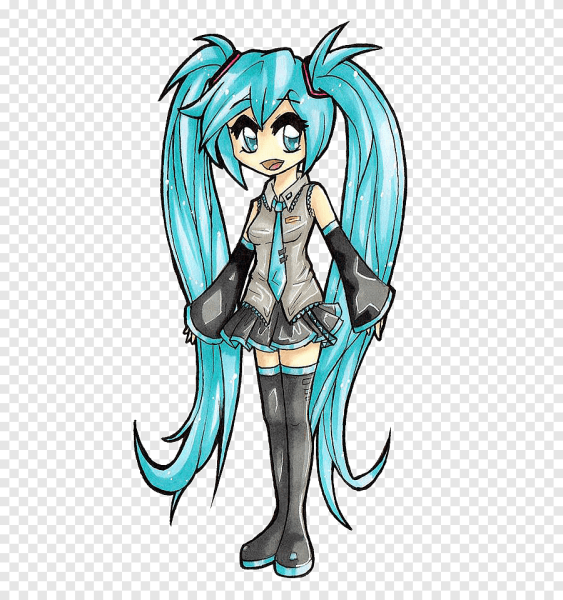 Мику Хацунэ рисунок