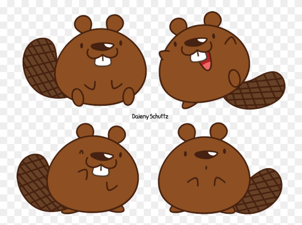 Рисунок бобра карандашом