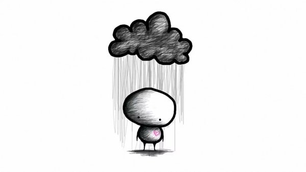 Рисунки карандашом грустные