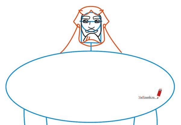 Легкий портрет Ильи Муромца