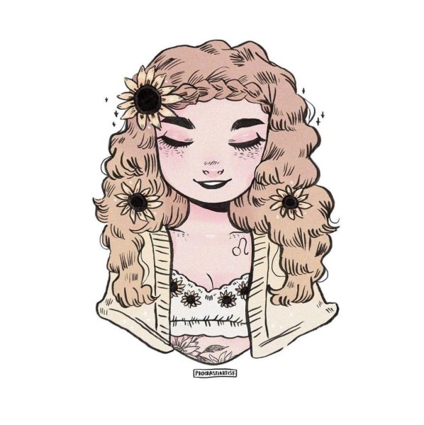 Рисунки милых девочек в стиле