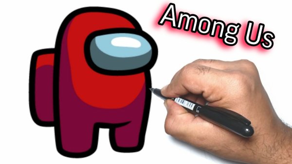 Нарисовать амонг