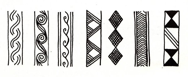 Простой геометрический орнамент