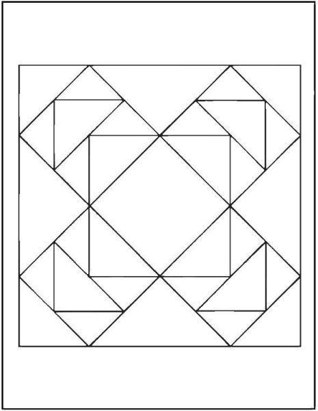 Геометрический орнамент в круге