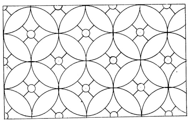 Сложная композиция орнамента.