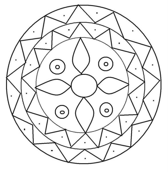 Сложные геометрические узоры