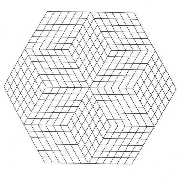 Геометрический орнамент в круге
