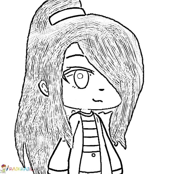 Раскраски гача лайф пацанки