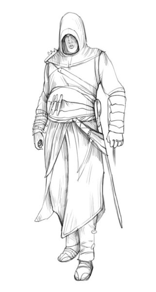 Раскраски ассасин Крид Альтаир