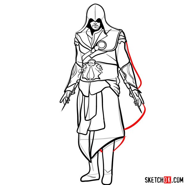 Раскраски ассасин братство крови