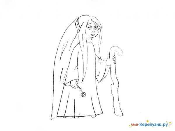 Кикимора Болотная рисунок