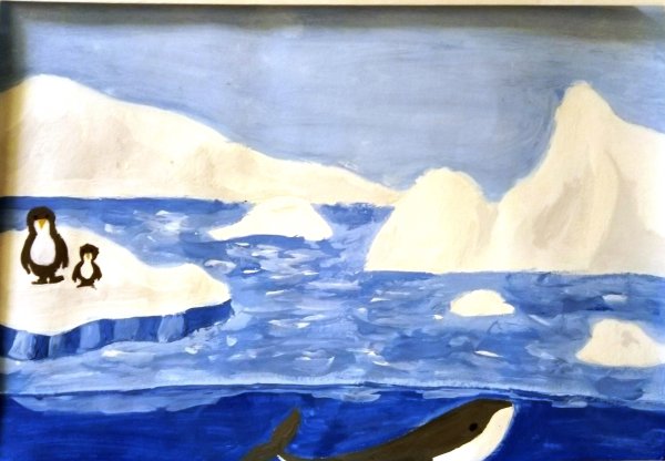 Арктика детские рисунки