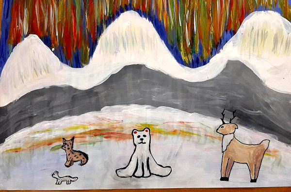 Рисунок на тему Арктика