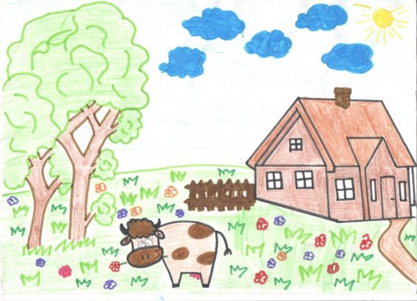 Рисунок на тему природа