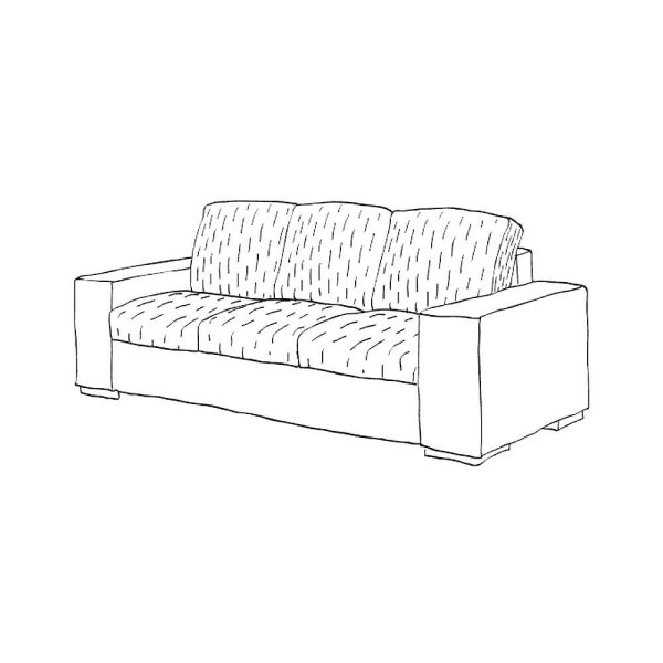 Раскраска диван