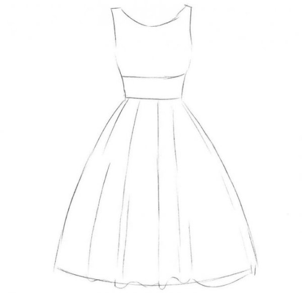 Платья для срисовки